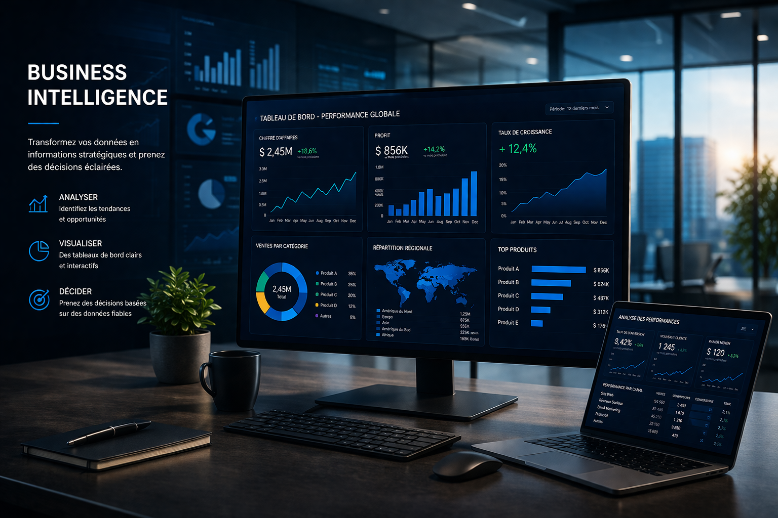 image de departement de business intelligence de API Business Technology